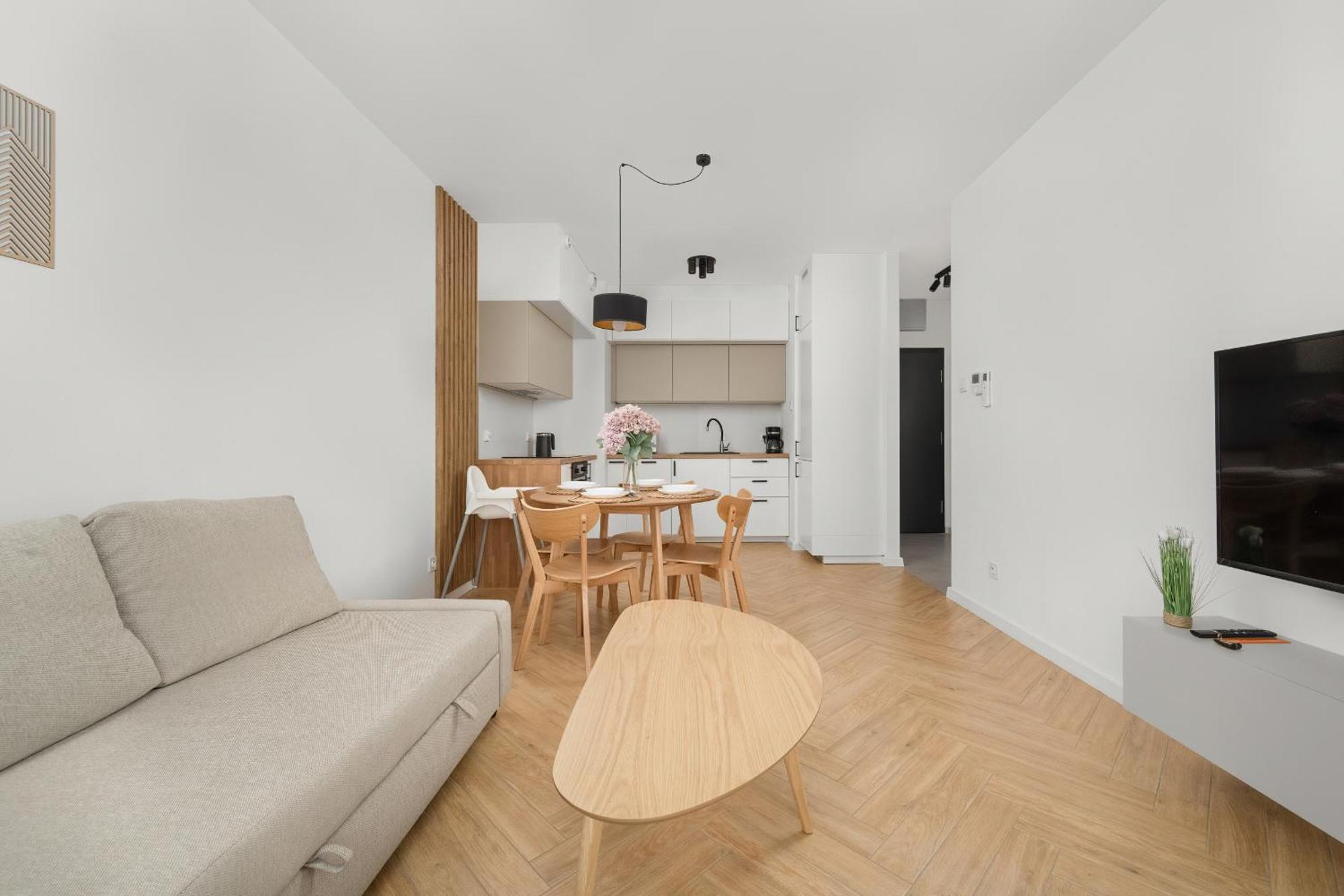 Stylowy W Odcieniach Bezu Balkon & Parking By Renters * Wroclaw
