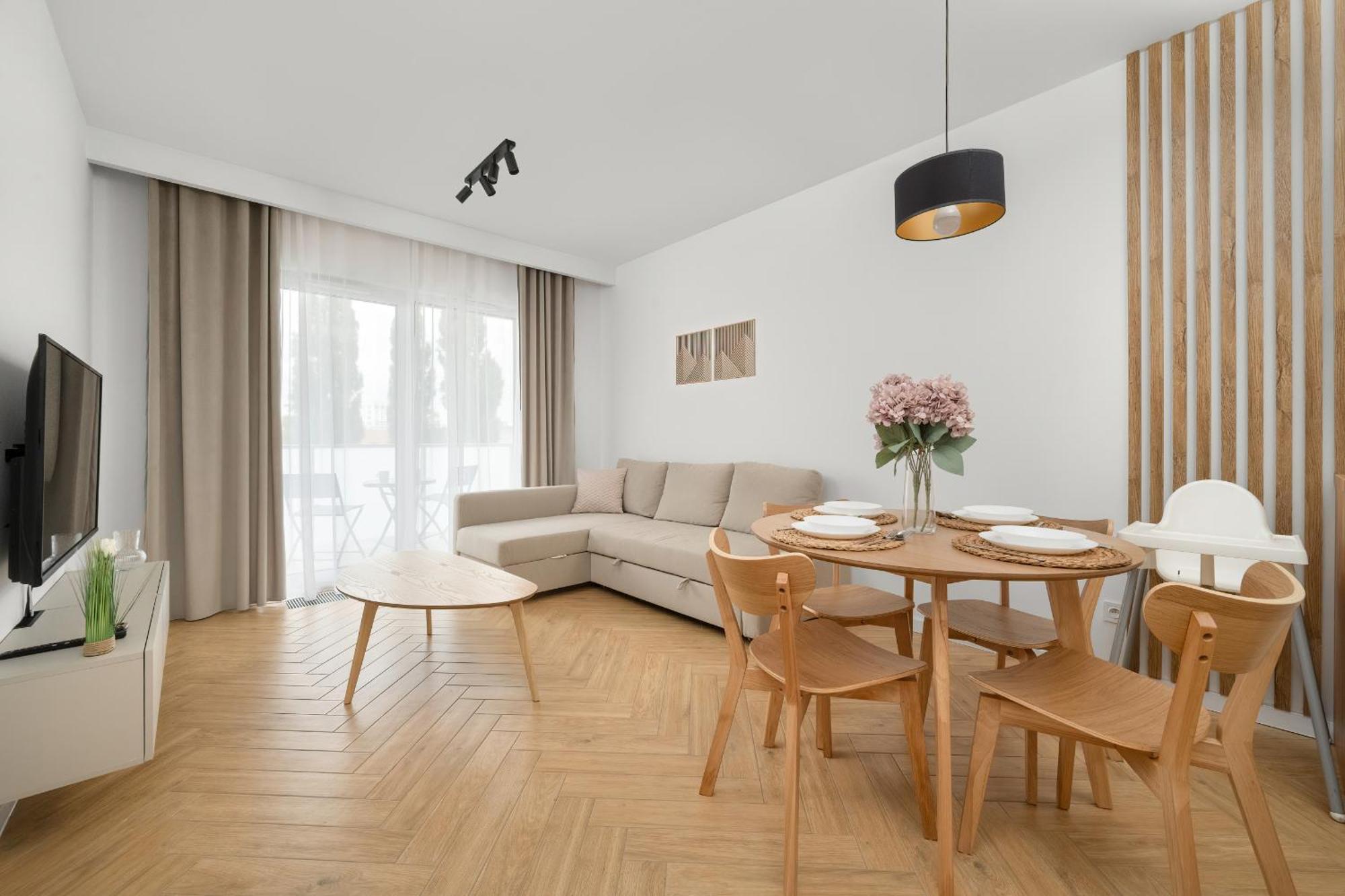 Stylowy W Odcieniach Bezu Balkon & Parking By Renters Wroclaw